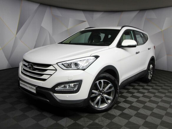 2014 Hyundai Santa Fe III, белый