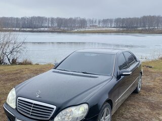 2003 Mercedes-Benz S-Класс 500 Long IV (W220) Рестайлинг, чёрный, 500000 рублей, вид 2