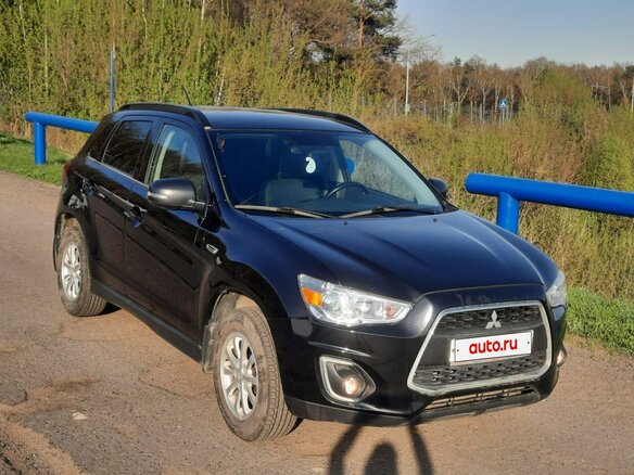 2014 Mitsubishi ASX I Рестайлинг, чёрный, 1242000 рублей