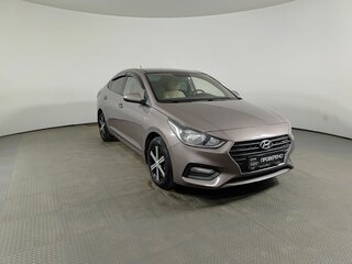 2017 Hyundai Solaris II, коричневый, 1300000 рублей, вид 3
