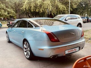 2011 Jaguar XJ Long IV (X351), голубой, 1600000 рублей, вид 4