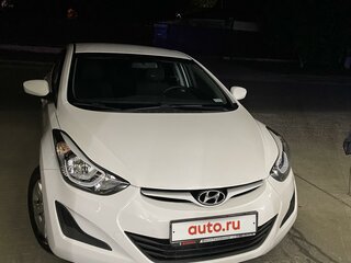 2014 Hyundai Elantra V (MD) Рестайлинг, белый, 1200000 рублей, вид 2