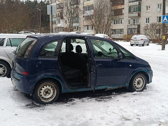2008 Opel Meriva A Рестайлинг, синий, 270000 рублей - вид 3