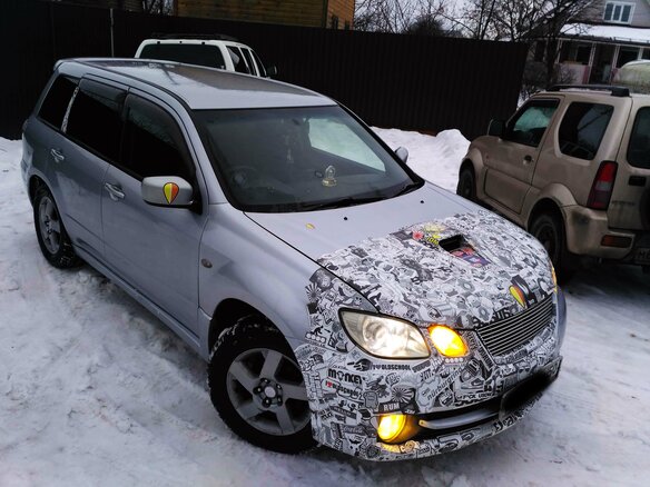 2003 Mitsubishi Airtrek I, серебристый - вид 4