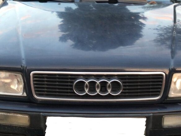 1992 Audi 80 V (B4), синий, 550000 рублей - вид 6