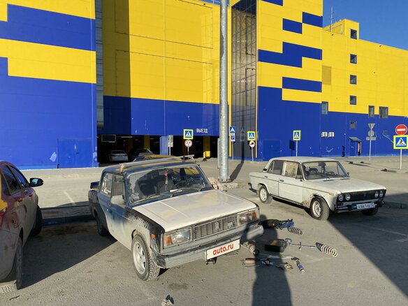 2003 Lada (ВАЗ) 2107, синий, 200000 рублей - вид 16
