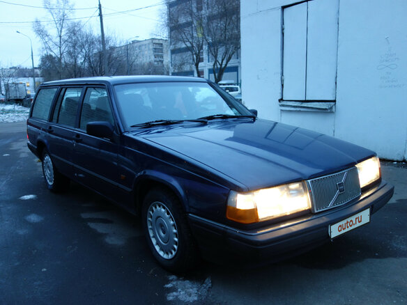 1992 Volvo 940, синий - вид 1