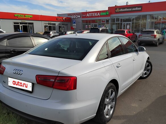 2013 Audi A6 IV (C7), белый, 2300000 рублей - вид 6