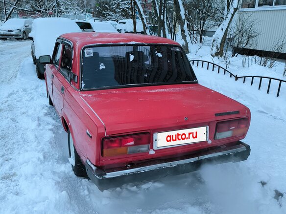 2000 Lada (ВАЗ) 2107, красный, 300000 рублей - вид 4
