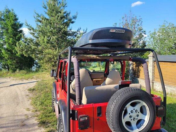 1997 Jeep Wrangler II (TJ), пурпурный, 1800000 рублей - вид 13