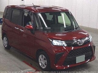 2021 Toyota Roomy I Рестайлинг, красный, 1250000 рублей, вид 2
