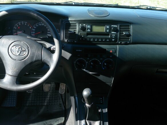 2002 Toyota Corolla IX (E120, E130), синий - вид 8
