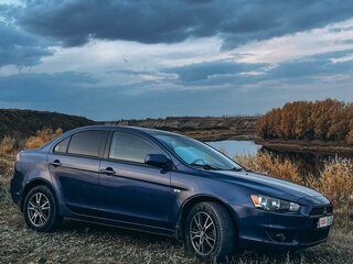 2010 Mitsubishi Lancer X, синий, 900000 рублей, вид 1