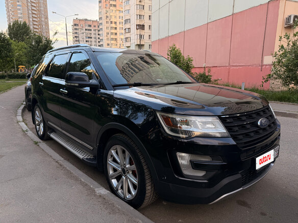 2016 Ford Explorer V Рестайлинг, чёрный, 2350000 рублей - вид 1