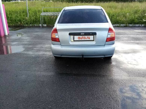 2005 Hyundai Accent ТагАЗ II, серебристый - вид 5