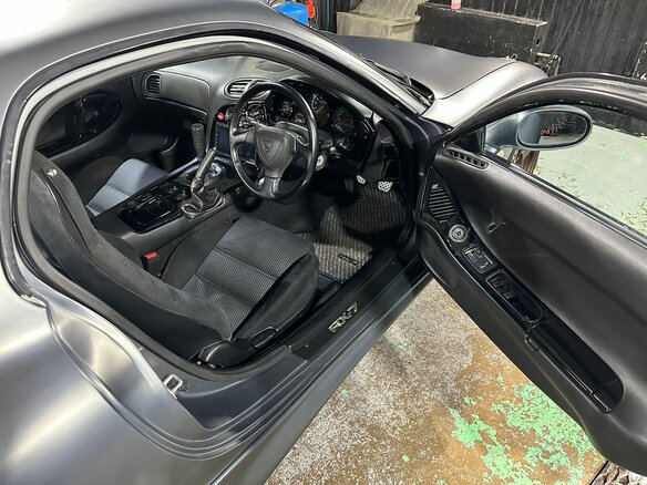 1995 Mazda RX-7 III (FD), серый - вид 3