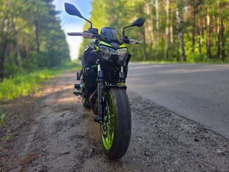 2021 Kawasaki Z 650, зелёный, 650000 рублей, вид 5