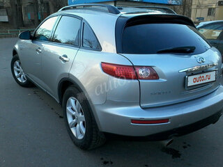 2005 Infiniti FX35 I (S50), серебристый, 1320000 рублей, вид 3