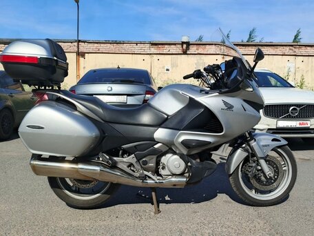 2008 Honda NT700V Deauville, серебристый, 500000 рублей, вид 4