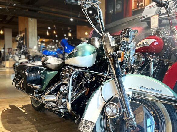 2002 Harley-Davidson Road King, зелёный, 1250000 рублей - вид 3