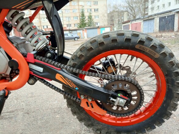 2024 Kayo Evolution YX140EM, оранжевый, 80000 рублей - вид 6