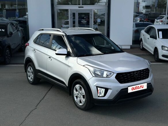2021 Hyundai Creta I Рестайлинг, серебристый, 1794000 рублей - вид 1