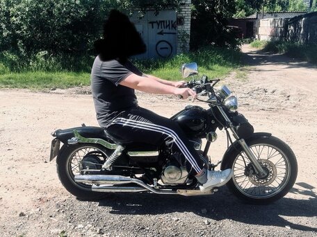 1995 Honda Rebel 250, чёрный, 180000 рублей, вид 1