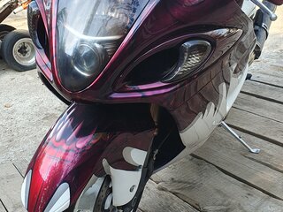 2008 Suzuki GSX 1300 R Hayabusa, красный, 900000 рублей, вид 2