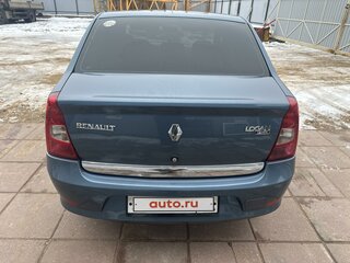 2012 Renault Logan I Рестайлинг, синий, 675000 рублей, вид 4