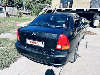 2004 Hyundai Accent II Рестайлинг, чёрный, 200000 рублей, вид 3