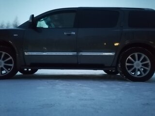 2008 Infiniti QX56 I Рестайлинг, серый, 1600000 рублей, вид 5