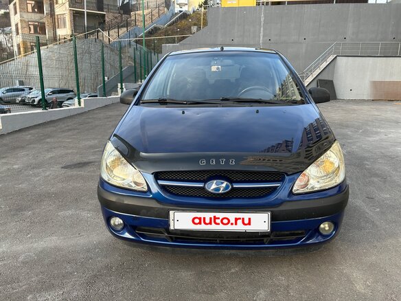 2007 Hyundai Getz I Рестайлинг, синий, 550000 рублей - вид 6