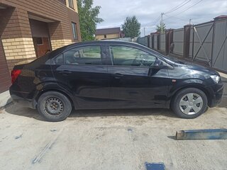 2014 Chevrolet Aveo II, чёрный, 774000 рублей, вид 4