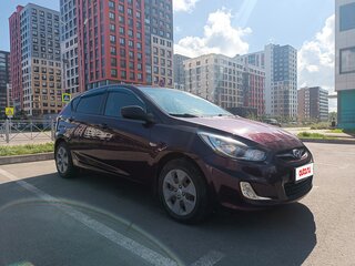 2012 Hyundai Solaris I, фиолетовый, 520000 рублей, вид 1