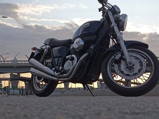 1995 Honda VRX 400, синий, 310000 рублей, вид 2