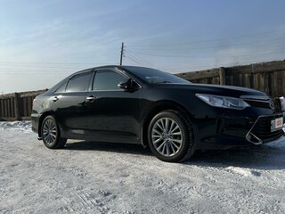 2017 Toyota Camry VII (XV50) Рестайлинг 2, чёрный, 2500000 рублей, вид 4
