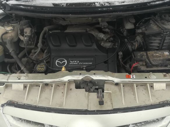 2004 Mazda MPV II (LW) Рестайлинг, золотистый, 650000 рублей - вид 5