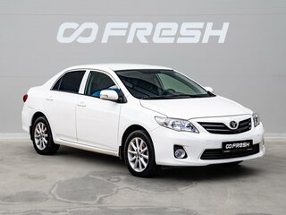 2013 Toyota Corolla X (E140, E150) Рестайлинг, белый, 1170000 рублей, вид 1