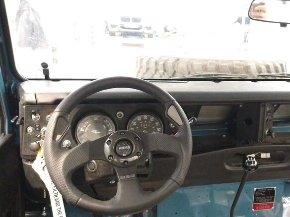 1982 Land Rover Series III, голубой - вид 7