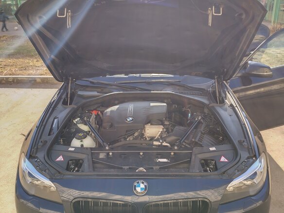 2015 BMW 5 серии 528i xDrive VI (F10/F11/F07) Рестайлинг, синий, 1900000 рублей - вид 6