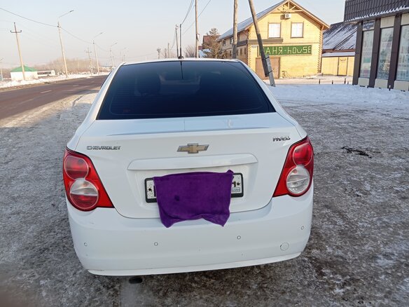 2012 Chevrolet Aveo II, белый, 630000 рублей - вид 5