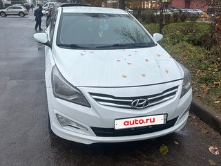 2014 Hyundai Solaris I Рестайлинг, белый, 800000 рублей, вид 2