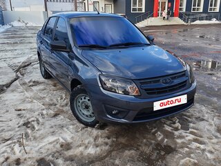 2018 Lada (ВАЗ) Granta I, серебристый, 900000 рублей, вид 2