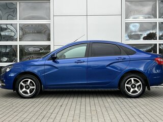 2021 Lada (ВАЗ) Vesta I, синий, 980000 рублей, вид 4