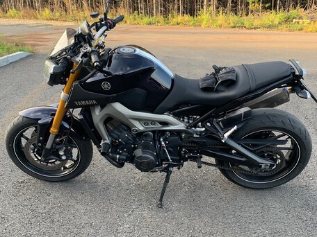 2014 Yamaha MT-09 (FZ-09), фиолетовый, 770000 рублей, вид 2