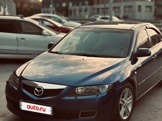 2006 Mazda 6 I (GG) Рестайлинг, синий, 600000 рублей, вид 2
