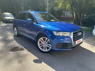 2016 Audi Q7 II (4M), синий, 4350000 рублей, вид 1