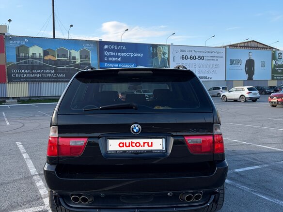 2004 BMW X5 4.4i I (E53) Рестайлинг, чёрный, 1000000 рублей - вид 2