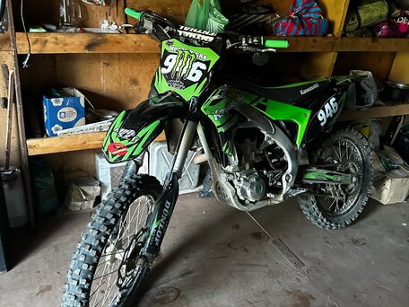 2017 Kawasaki KX 450, зелёный, 570000 рублей, вид 1