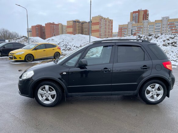 2010 Suzuki SX4 I (Classic) Рестайлинг, чёрный, 1100000 рублей - вид 7